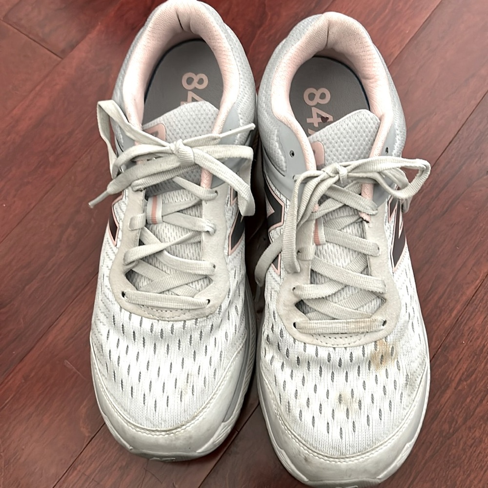 New Balance grey and pink sneakers 
Series 847